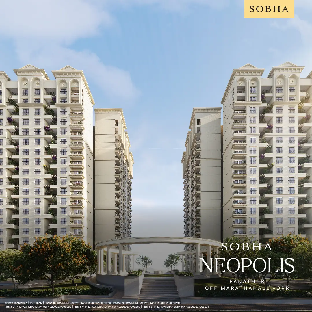 Greek‑themed clubhouse at Sobha Neopolis
