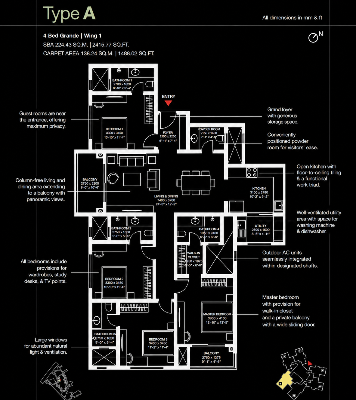 Sobha One World bangalore floorplan